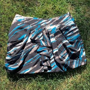 Bebe Ruffle Mini Skirt